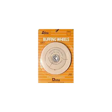 Luxury Buffing Wheel 6" Cushion Sewed 1/2" Arbor - No. 527-36-6